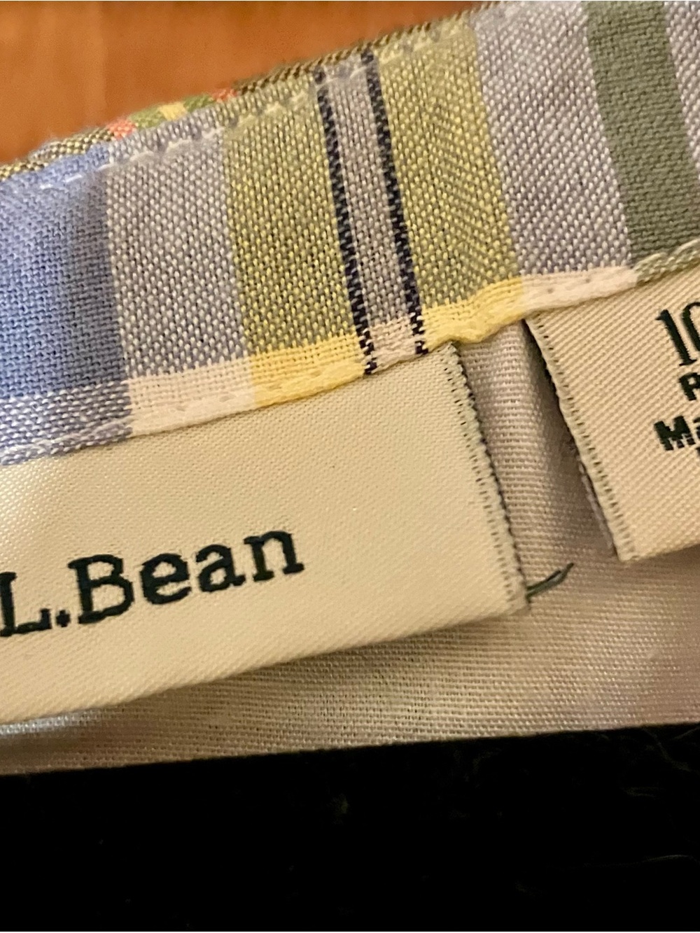 LL Bean Multicolor Plaid Cotton Sundress - Picture 6 of 6
